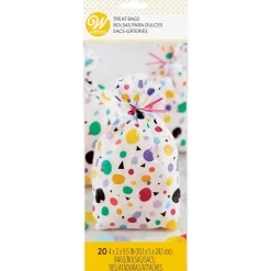 Wilton Traktatiezakjes Stippen & Driehoekjes 20st