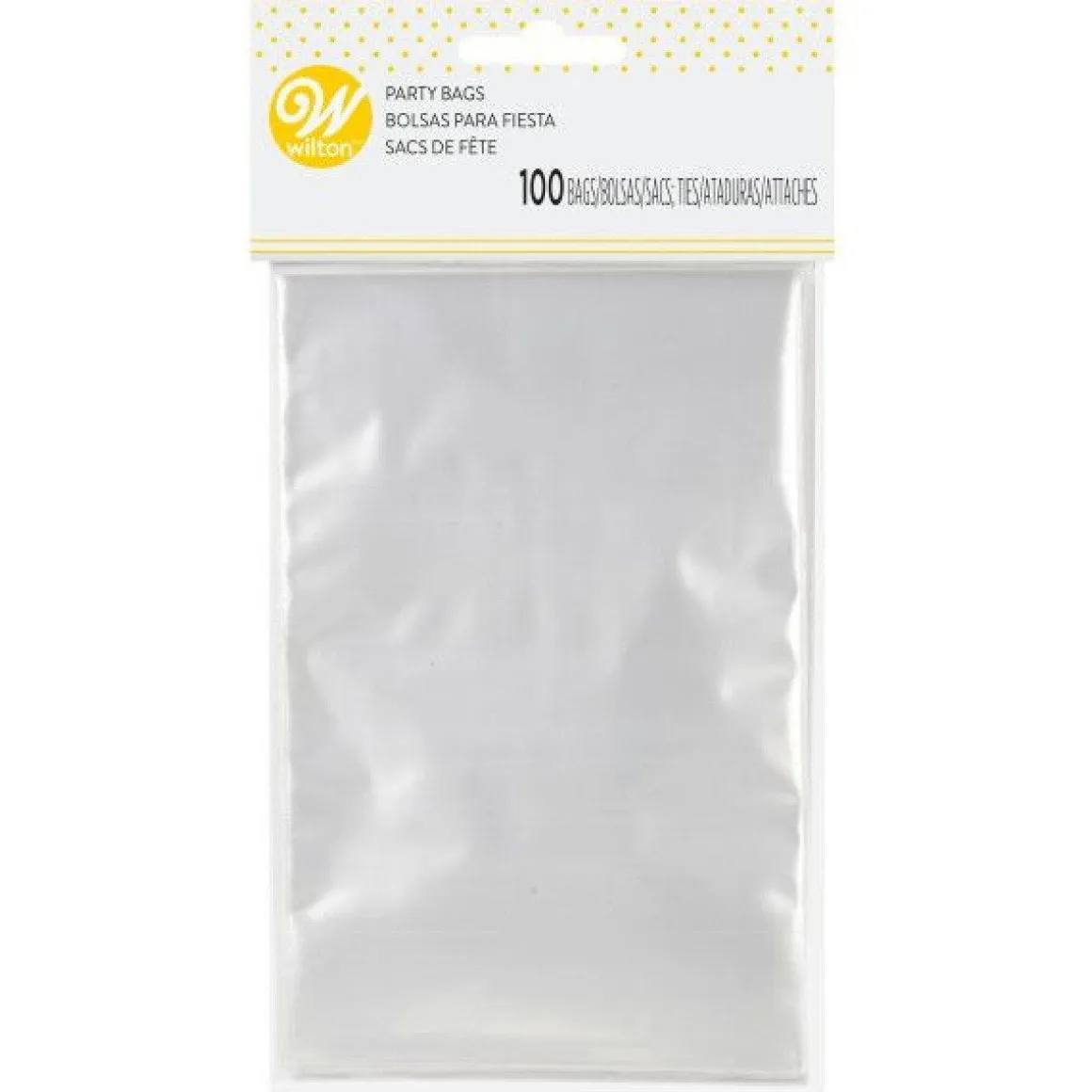 Wilton Traktatiezakjes Transparant 10x15,2cm 100st