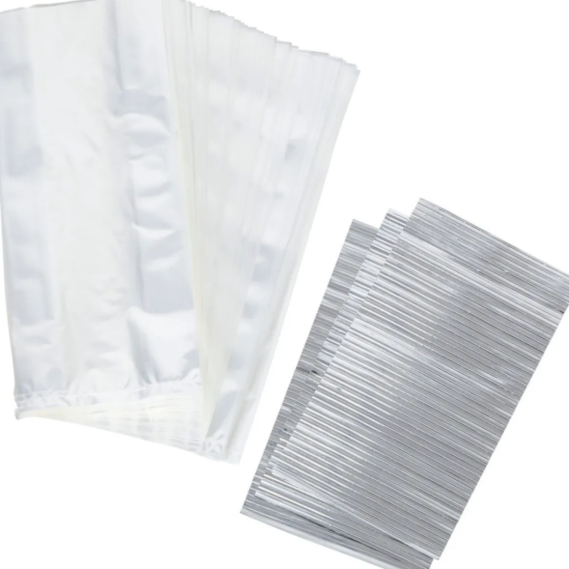 Wilton Traktatiezakjes Transparant 10x24cm 150st