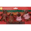 Wilton Uitsteker Gingerbread Set/4