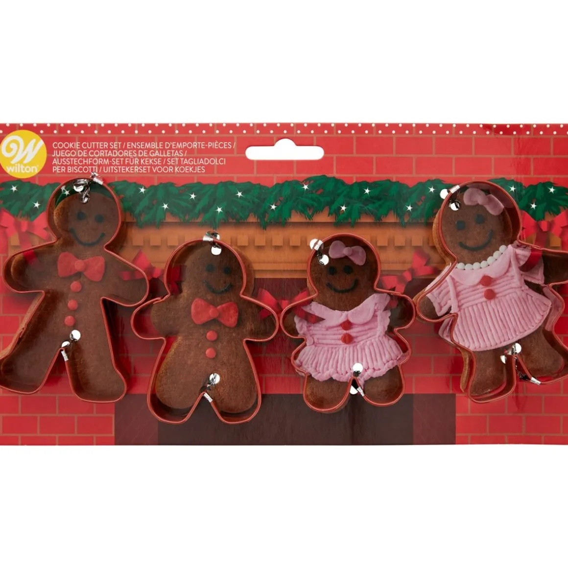 Wilton Uitsteker Gingerbread Set/4