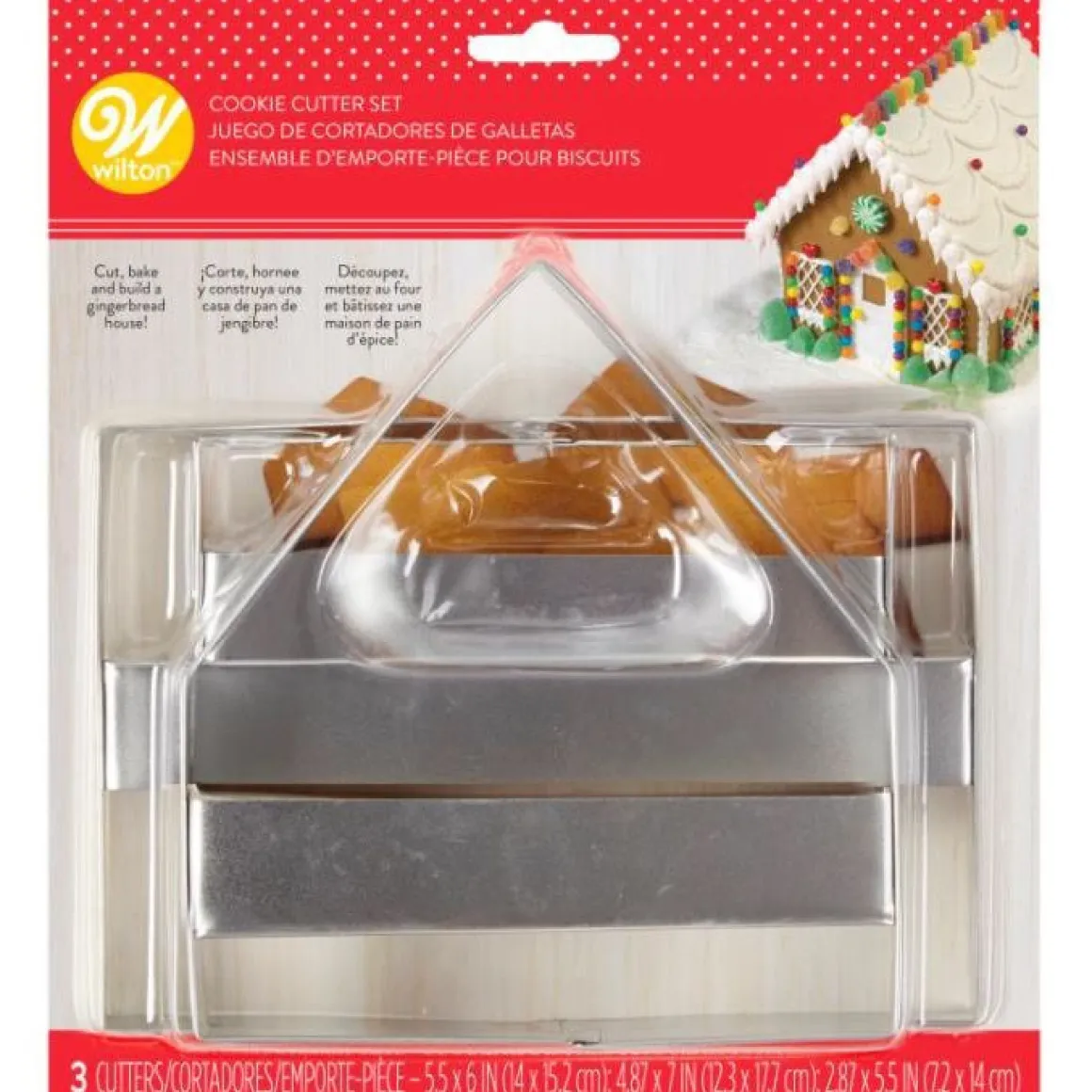 Wilton Uitsteker Gingerbread Huis Set/3