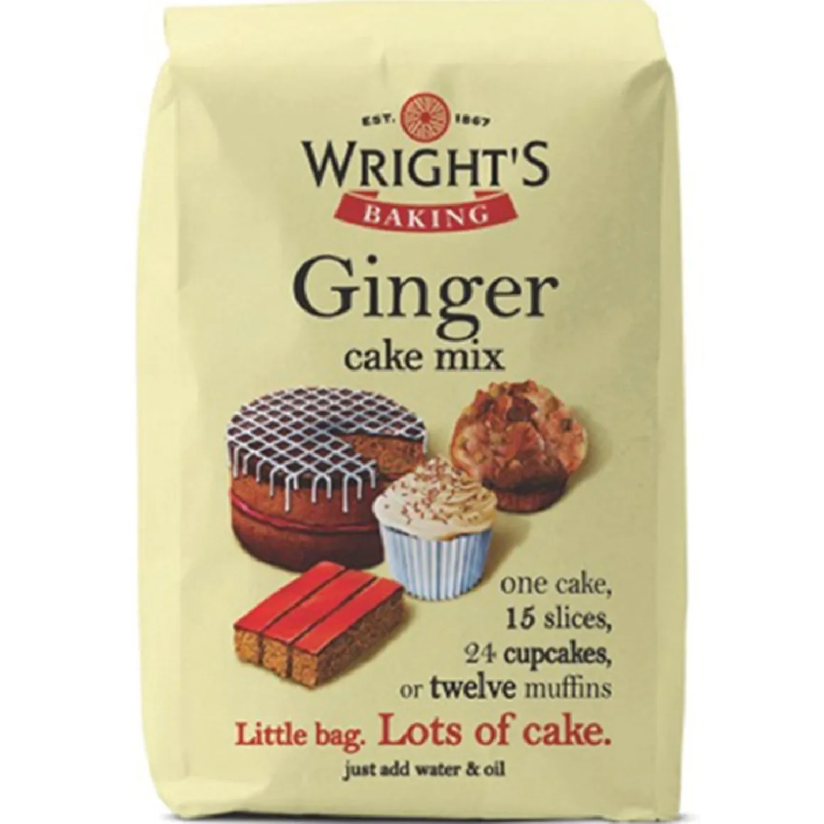 Wright's Gember Cakemix 500g