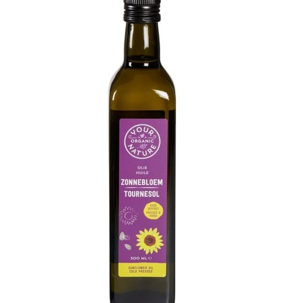 Zonnebloemolie Biologisch 500ml